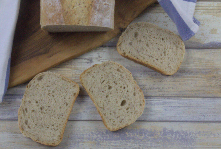 Sourdough Potato Flax Bread