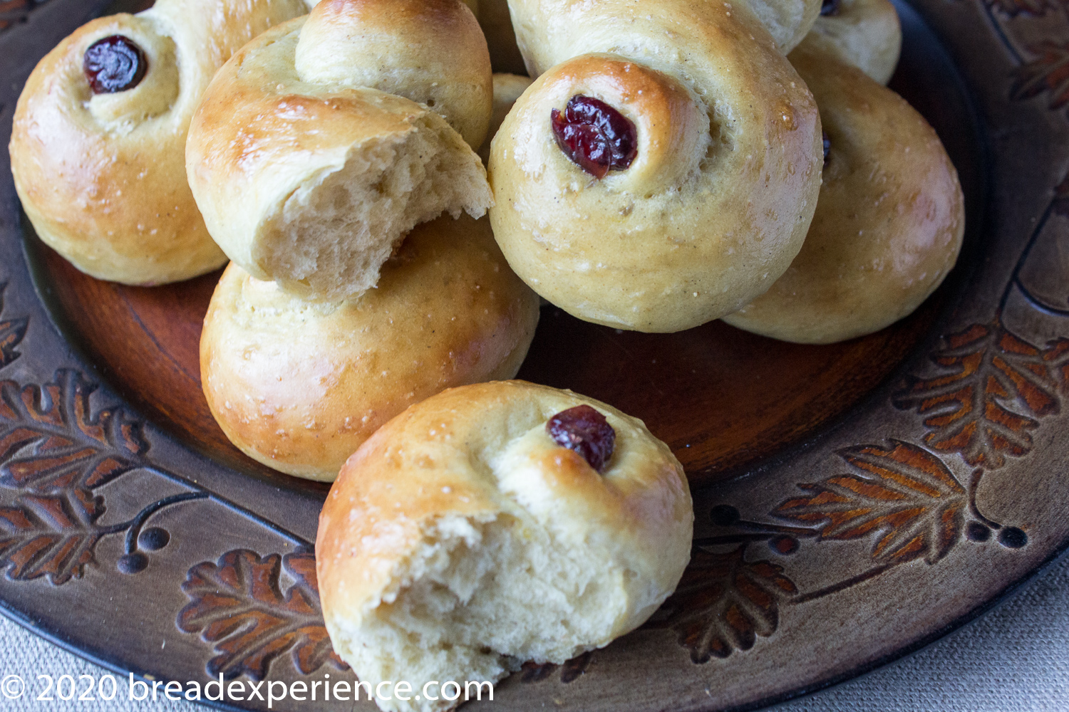 St. Lucia Saffron Buns ready to eat