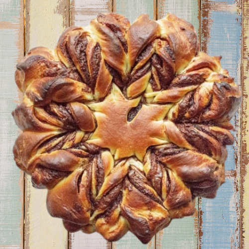 Nutella Brioche Flower