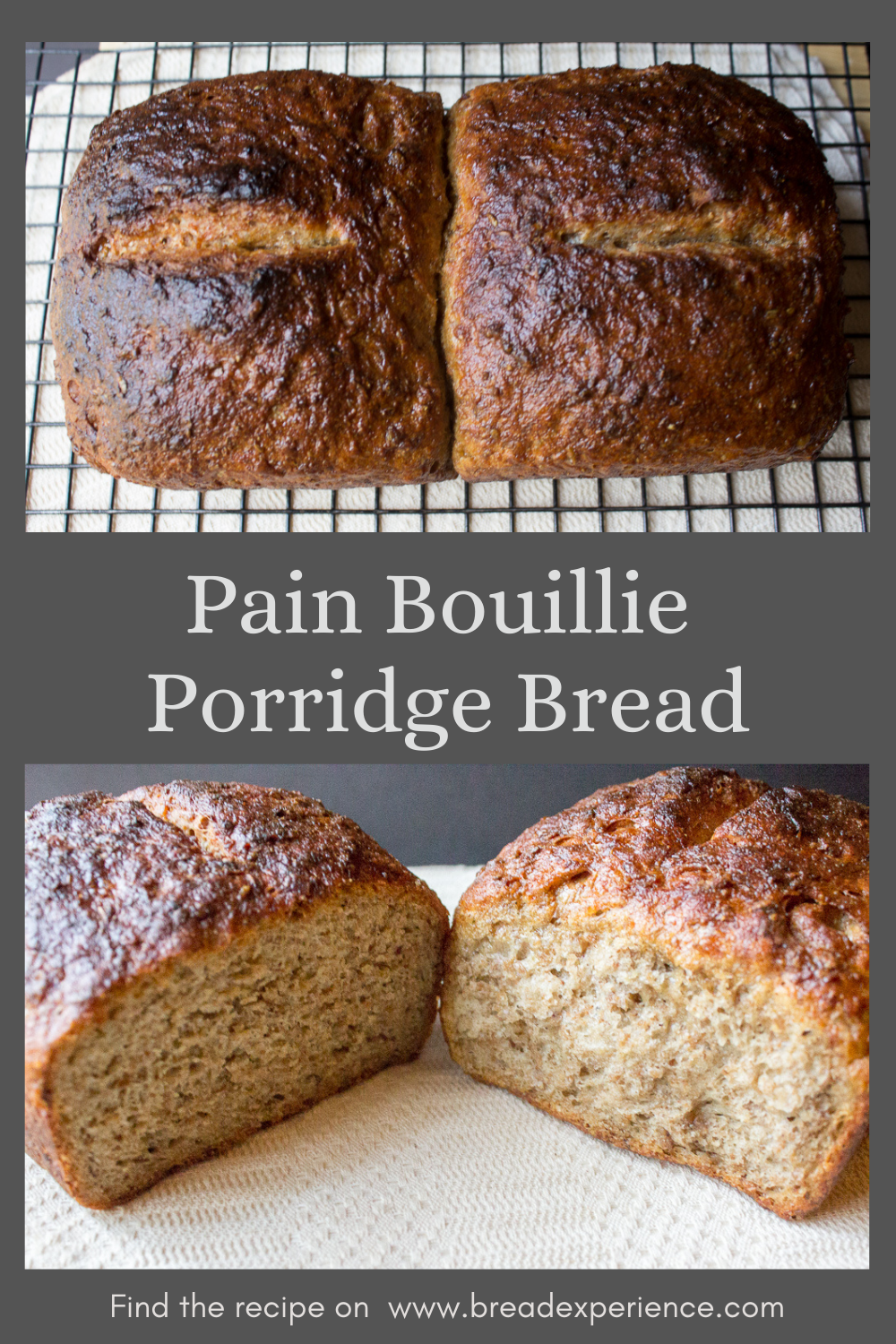 Pain Bouillie Porridge Bread Pin