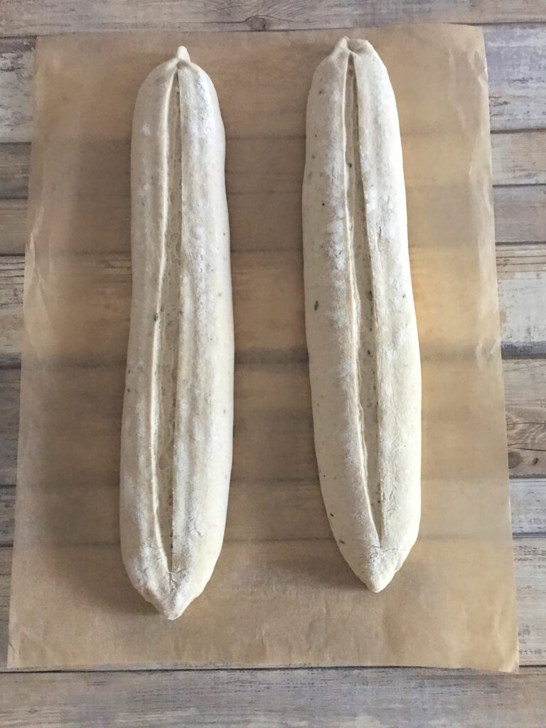 Proofed Levain Baguettes with Brown Butter & Sage