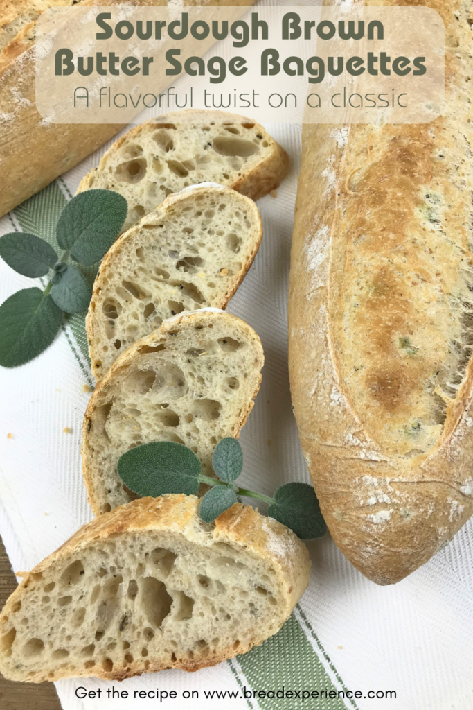 Sourdough Brown Butter Sage Baguette Pin