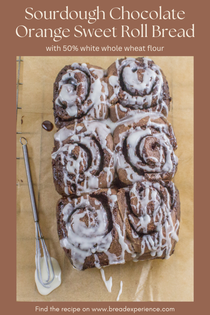 Sourdough Chocolate Orange Sweet Roll Bread Pin