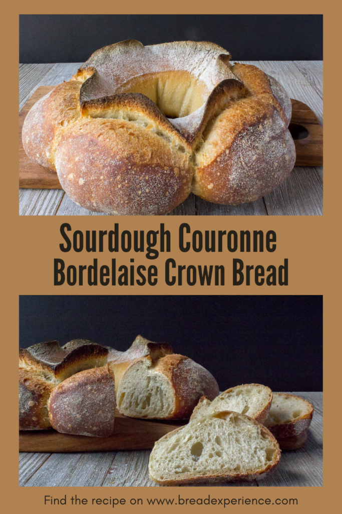 Sourdough Couronne Bordelaise Crown Bread Pin