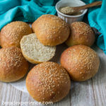 Easy Homemade Sourdough Burger Buns