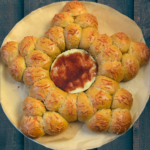 Sourdough Sweet Potato Asiago Star Bread Rolls