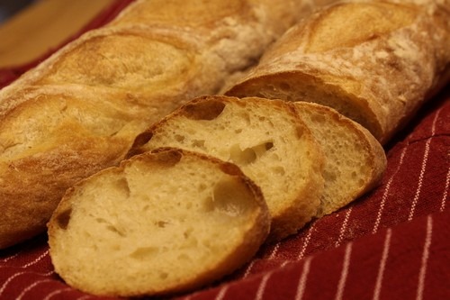 Easy Baguettes Crumb Shot