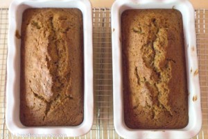 Zucchini Bread in Pans