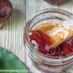 close up shot of fig preserves