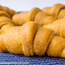 Heritage Grain Sourdough Pumpkin Crescent Rolls