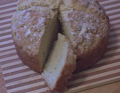 Irish Soda Bread sliced