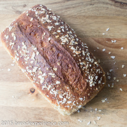 Fluffy Kefir Milk Oatmeal Sandwich Loaf