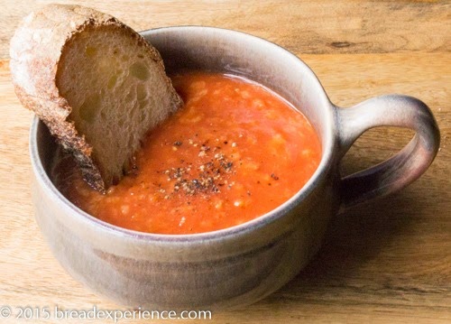 Tuscan Tomato Bread Soup in bowl