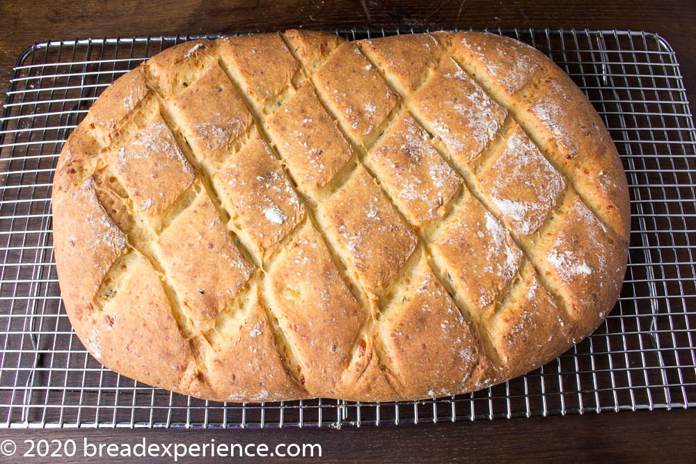 Sourdough KAMUT Potato Thyme and Cheese Pave - Bread Experience