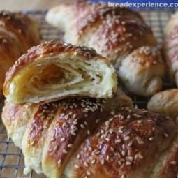 Kamut Pretzel Croissants