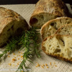 Rosemary Orange Poolish Baguettes