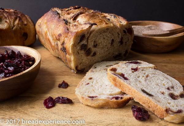 Sourdough Cinnamon Raisin Struan Sliced