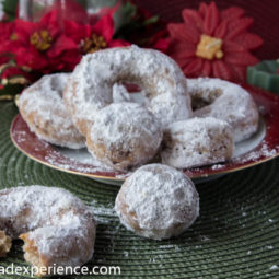 Baked Sourdough Cranberry Orange Donuts