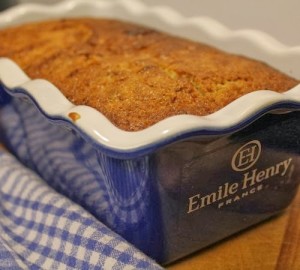 Banana Bread in Ceramic Loaf Baker