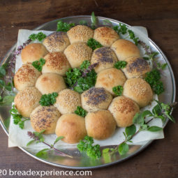 Sourdough Bread Roll Wreath