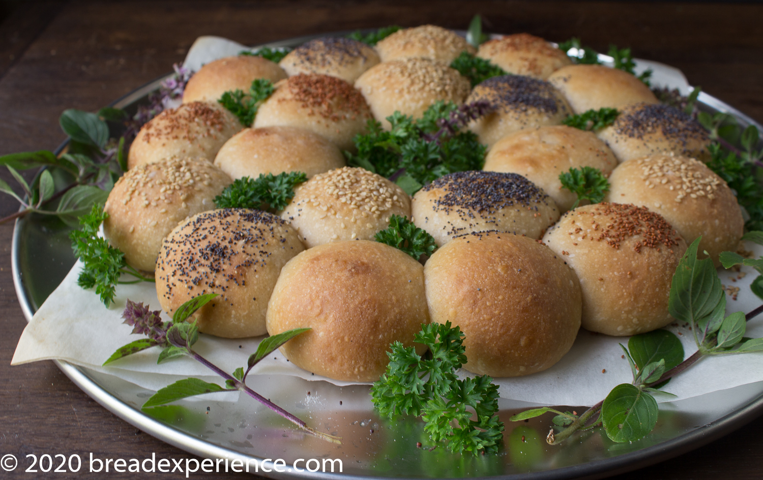 Sourdough Bread Roll Wreath