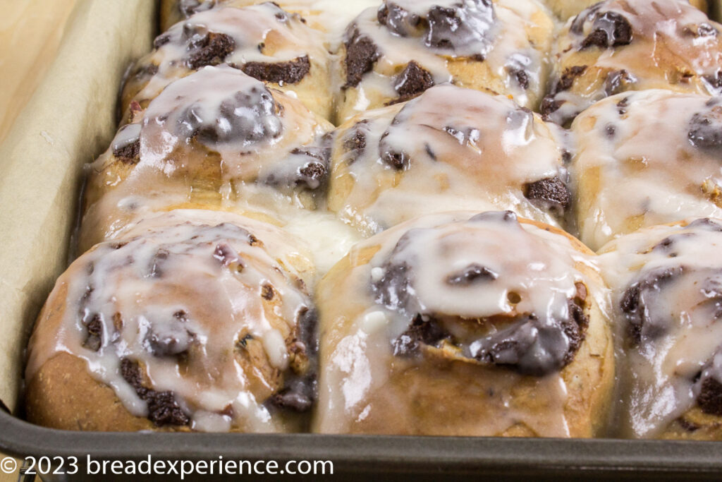 Sourdough Chocolate Banana Sweet Rolls