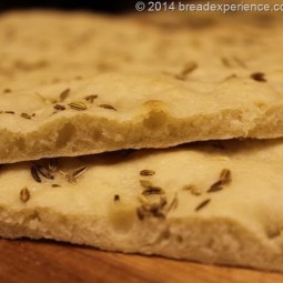 Sourdough Focaccia with sea salt and fennel seeds